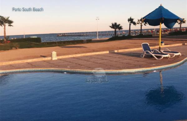 Porto South Beach Royal Sea View Families صف اول بحر مباشر Ain Sukhna Bagian luar foto